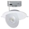 Satco 15 Watt CCT Selectable LED Direct Wire Downlight Gimbaled 6-Inch Round Remote Driver White S11860 - alternate 1